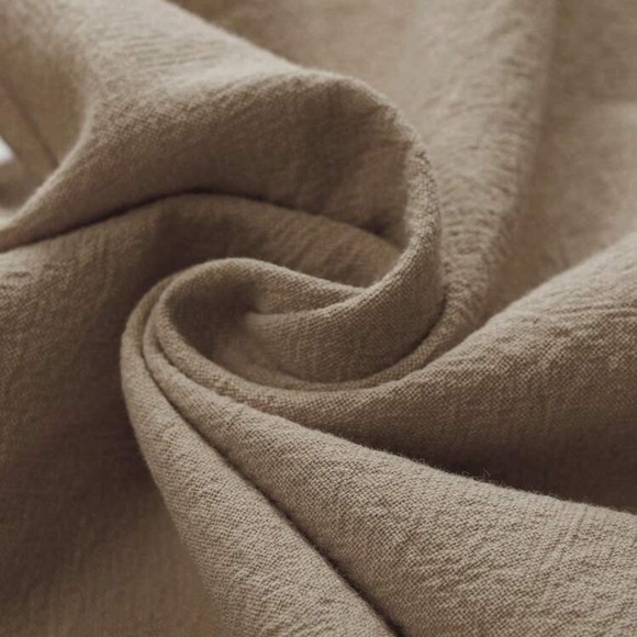 Casual Harem Khaki Drawstring Elastic Waist Pants NEW - Picture 6 of 6